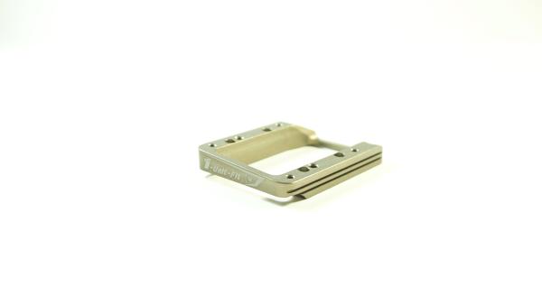 SWORKz Motorplatte Aluminium 1-Unit-Fit (4 Grad Neigung)